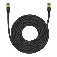 Braided network cable cat.8 Baseus Ethernet RJ45, 40Gbps, 8m (black) Braided network cable cat.8 Baseus Ethernet RJ45, 40Gbps, 8m (black)