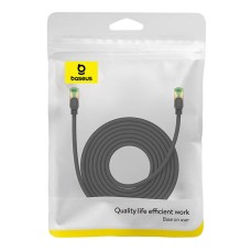 Braided network cable cat.8 Baseus Ethernet RJ45, 40Gbps, 8m (black) Braided network cable cat.8 Baseus Ethernet RJ45, 40Gbps, 8m (black)