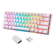 Wireless mechanical keyboard Motospeed SK62 White (blue switch) Wireless mechanical keyboard Motospeed SK62 White (blue switch)
