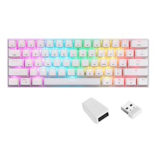 Wireless mechanical keyboard Motospeed SK62 White (blue switch) Wireless mechanical keyboard Motospeed SK62 White (blue switch)