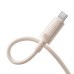 Fast Charging cable Baseus USB-C to USB-C Habitat Series 1m 100W (pink)