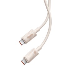 Fast Charging cable Baseus USB-C to USB-C Habitat Series 1m 100W (pink)