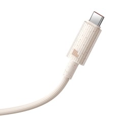 Fast Charging cable Baseus USB-C to USB-C Habitat Series 1m 100W (pink)
