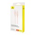 Fast Charging cable Baseus USB-C to USB-C Habitat Series 2m 100W (pink)