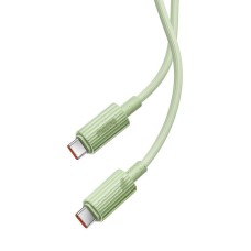 Fast Charging cable Baseus USB-C to USB-C Habitat Series 2m 100W (green) Fast Charging cable Baseus USB-C to USB-C Habitat Series 2m 100W (green)