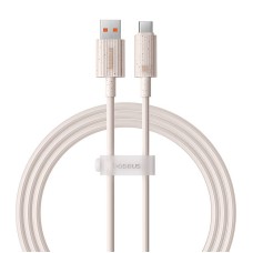 Fast Charging cable Baseus USB to USB-C Habitat Series 1m 100W (pink)