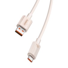 Fast Charging cable Baseus USB to USB-C Habitat Series 1m 100W (pink)