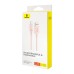 Fast Charging cable Baseus USB to USB-C Habitat Series 1m 100W (pink)
