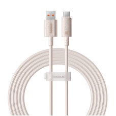 Fast Charging cable Baseus USB to USB-C Habitat Series 2m 100W (pink)