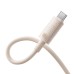 Fast Charging cable Baseus USB to USB-C Habitat Series 2m 100W (pink)