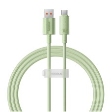 Fast Charging cable Baseus USB to USB-C Habitat Series 1m 100W (green) Fast Charging cable Baseus USB to USB-C Habitat Series 1m 100W (green)