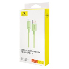 Fast Charging cable Baseus USB to USB-C Habitat Series 2m 100W (green)