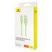 Fast Charging cable Baseus USB to USB-C Habitat Series 2m 100W (green)