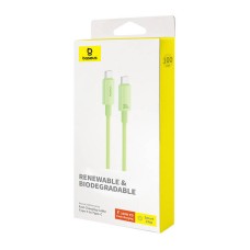 Fast Charging cable Baseus USB-C to USB-C Habitat Series 1m 100W (green)