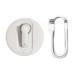 Smart wireless earpiece for car Baseus CM10 (white)