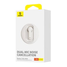 Smart wireless earpiece for car Baseus CM10 (white) Smart wireless earpiece for car Baseus CM10 (white)