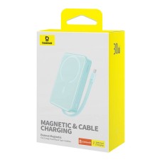 Powerbank Baseus Magnetic Mini 10000mAh, USB-C 30W MagSafe (blue) Powerbank Baseus Magnetic Mini 10000mAh, USB-C 30W MagSafe (blue)