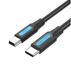 USB-C 2.0 to Mini-B cable Vention COWBF 2A 1m black