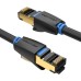 Network Cable CAT8 SFTP Vention IKABN RJ45 Ethernet 40Gbps 15m Black