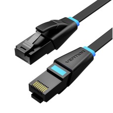 Flat network cable CAT6 UTP Vention IBJBK RJ45 Ethernet 1000Mbps 8m Black Flat network cable CAT6 UTP Vention IBJBK RJ45 Ethernet 1000Mbps 8m Black
