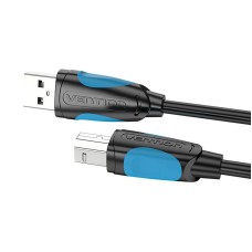 Printer Cable USB 2.0 A do USB-B Vention VAS-A16-B1000 10m Black
