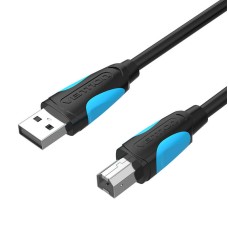Printer Cable USB 2.0 A do USB-B Vention VAS-A16-B500 5m Black Printer Cable USB 2.0 A do USB-B Vention VAS-A16-B500 5m Black