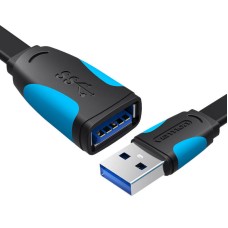 Flat USB 3.0 extender Vention VAS-A13-B150 1.5m Black Flat USB 3.0 extender Vention VAS-A13-B150 1.5m Black