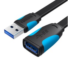 Flat USB 3.0 extender Vention VAS-A13-B300 3m Black Flat USB 3.0 extender Vention VAS-A13-B300 3m Black