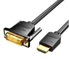 Kabel HDMI do DVI (24+1) Vention ABFBH 2m, 4K 60Hz/ 1080P 60Hz (Czarny) Kabel HDMI do DVI (24+1) Vention ABFBH 2m, 4K 60Hz/ 1080P 60Hz (Czarny)