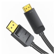 DisplayPort 1.2 to HDMI 1.4 Cable Vention HAGBH 2m, 4K 30Hz (Black) DisplayPort 1.2 to HDMI 1.4 Cable Vention HAGBH 2m, 4K 30Hz (Black)