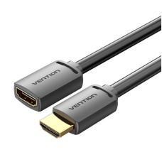 HDMI 2.0 Male to HDMI 2.0 Female Extension Cable Vention AHCBD 0,5m, 4K 60Hz, (Black)