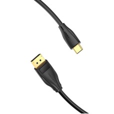 USB-C to DisplayPort 1.4 Cable Vention CGYBH, 2m, 8K 60Hz/4K 120Hz (black) USB-C to DisplayPort 1.4 Cable Vention CGYBH, 2m, 8K 60Hz/4K 120Hz (black)