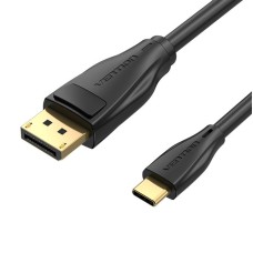 USB-C to DisplayPort 1.4 Cable Vention CGYBH, 2m, 8K 60Hz/4K 120Hz (black) USB-C to DisplayPort 1.4 Cable Vention CGYBH, 2m, 8K 60Hz/4K 120Hz (black)