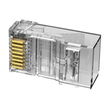 Plug RJ45 CAT6 UTP Connector Vention IDDR0-100 Transparent 100 pcs. Plug RJ45 CAT6 UTP Connector Vention IDDR0-100 Transparent 100 pcs.