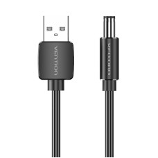 Power Cable USB 2.0 to DC 5.5mm Barrel Jack 5V Vention CEYBG 1,5m (black) Power Cable USB 2.0 to DC 5.5mm Barrel Jack 5V Vention CEYBG 1,5m (black)