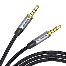 Cable Audio TRRS 3.5mm to AUX Vention BAQHF 1m Gray
