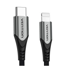 USB-C 2.0 to Lightning Cable Vention TACHH 2m MFi Gray USB-C 2.0 to Lightning Cable Vention TACHH 2m MFi Gray