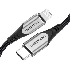 USB-C 2.0 to Lightning Cable Vention TACHH 2m MFi Gray USB-C 2.0 to Lightning Cable Vention TACHH 2m MFi Gray