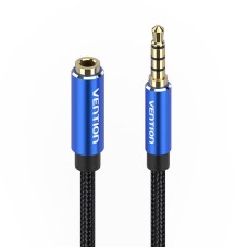 Cable Audio TRRS 3.5mm Male to 3.5mm Female Vention BHCLI 3m Blue
