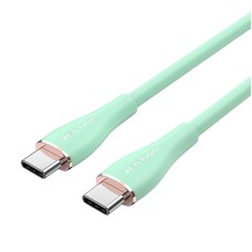 Cable USB-C 2.0 to USB-C Vention TAWGG 1,5m PD 100W Light Green Silicone Cable USB-C 2.0 to USB-C Vention TAWGG 1,5m PD 100W Light Green Silicone