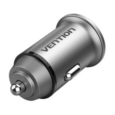 Car Charger 2x USB Vention FFEH0 30W Gray Car Charger 2x USB Vention FFEH0 30W Gray