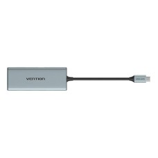 USB-C to HDMI, 3x USB 3.0, SD, TF, PD Hub Vention TOPHB 0.15m Gray USB-C to HDMI, 3x USB 3.0, SD, TF, PD Hub Vention TOPHB 0.15m Gray