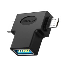 Adapter OTG USB 3.0 to USB-C and Micro USB Vention CDIB0 Adapter OTG USB 3.0 to USB-C and Micro USB Vention CDIB0