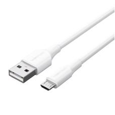 Cable USB 2.0 to Micro USB Vention CTIWF 2A 1m (white) Cable USB 2.0 to Micro USB Vention CTIWF 2A 1m (white)