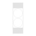 Thermal labels Niimbot stickers T 14x28mm 220 psc (White Round)