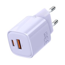 Charger GaN 33W Mcdodo CH-0155 USB-C, USB-A (purple) Charger GaN 33W Mcdodo CH-0155 USB-C, USB-A (purple)