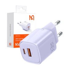 Charger GaN 33W Mcdodo CH-0155 USB-C, USB-A (purple) Charger GaN 33W Mcdodo CH-0155 USB-C, USB-A (purple)