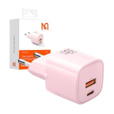 Charger GaN 33W Mcdodo CH-0155 USB-C, USB-A (pink) Charger GaN 33W Mcdodo CH-0155 USB-C, USB-A (pink)