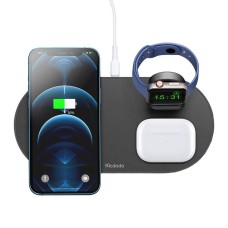 Wireless Charger Mcdodo CH-7061 3 in 1 15W (mobile/TWS/Apple watch) (black) Wireless Charger Mcdodo CH-7061 3 in 1 15W (mobile/TWS/Apple watch) (black)