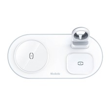 Wireless Charger Mcdodo CH-7060 3 in 1 15W (mobile/TWS/Apple watch) (white) Wireless Charger Mcdodo CH-7060 3 in 1 15W (mobile/TWS/Apple watch) (white)